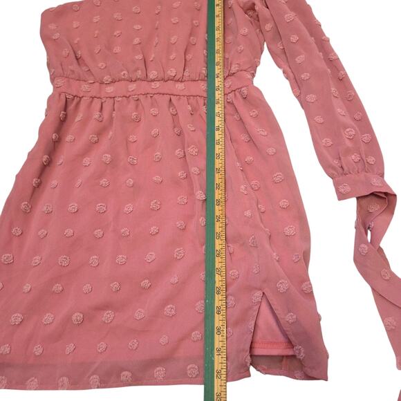 PINK Lily Woman's Above Knee One Sleeve Dress size L - Picture 7 of 8